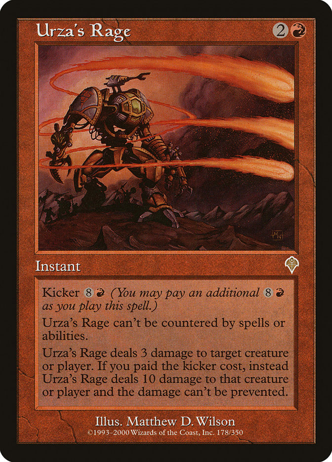 {R} Urza's Rage [Invasion][INV 178]