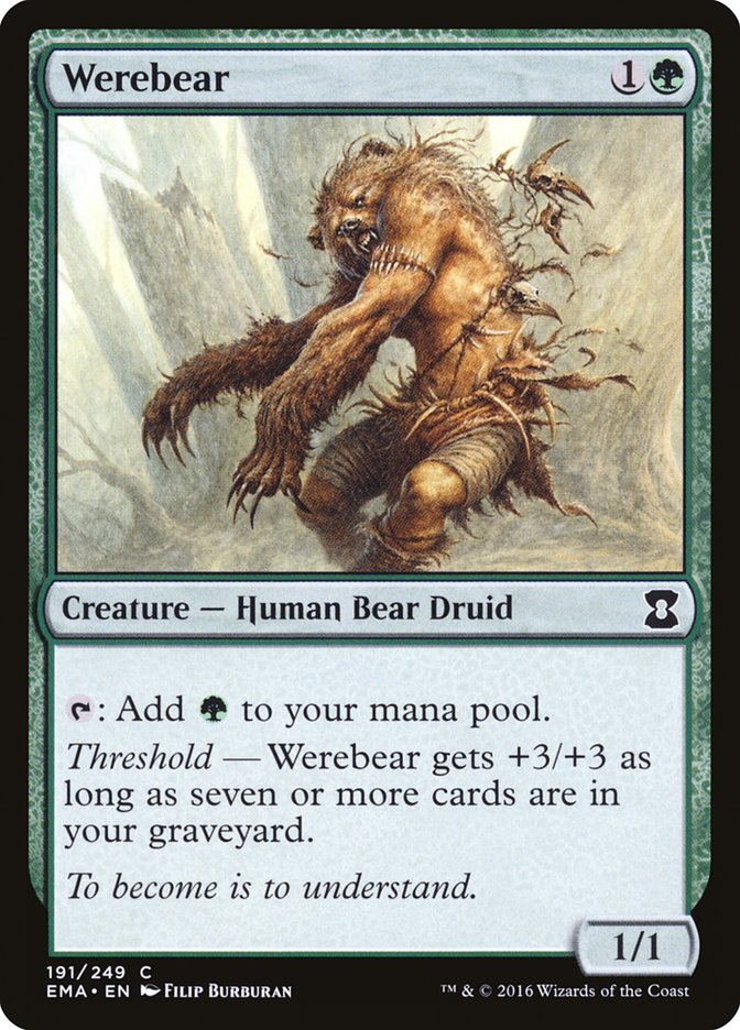 {C} Werebear [Eternal Masters][EMA 191]