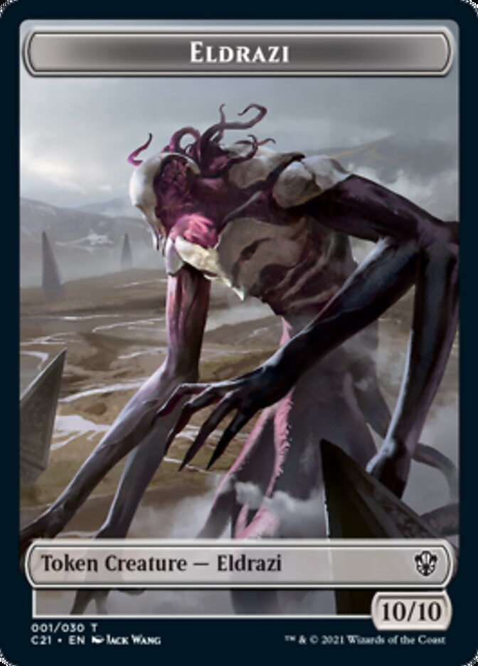 {T} Eldrazi // Champion of Wits Token [Commander 2021 Tokens][TC21 001]