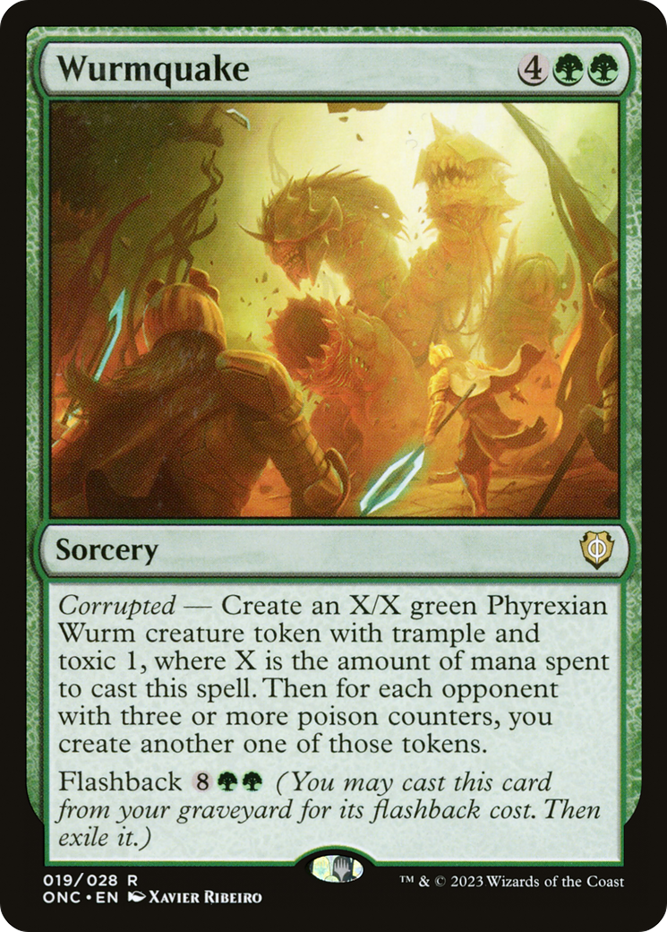 {R} Wurmquake [Phyrexia: All Will Be One Commander][ONC 019]