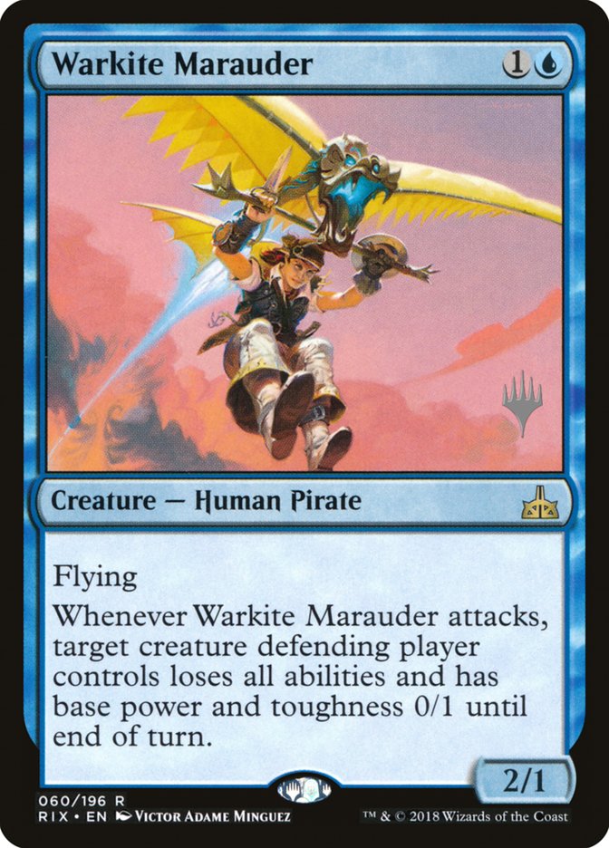 {R} Warkite Marauder (Promo Pack) [Rivals of Ixalan Promos][PP RIX 060]