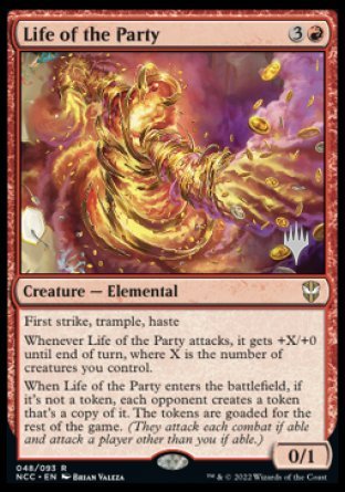 {R} Life of the Party (Promo Pack) [Streets of New Capenna Commander Promos][PP NCC 048]