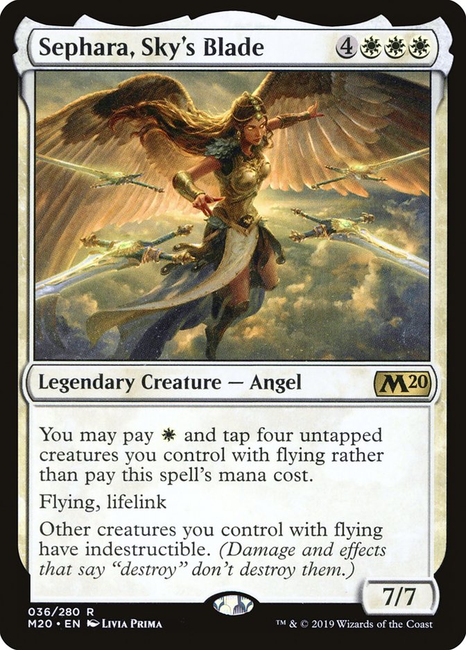 {R} Sephara, Sky's Blade [Core Set 2020][M20 036]