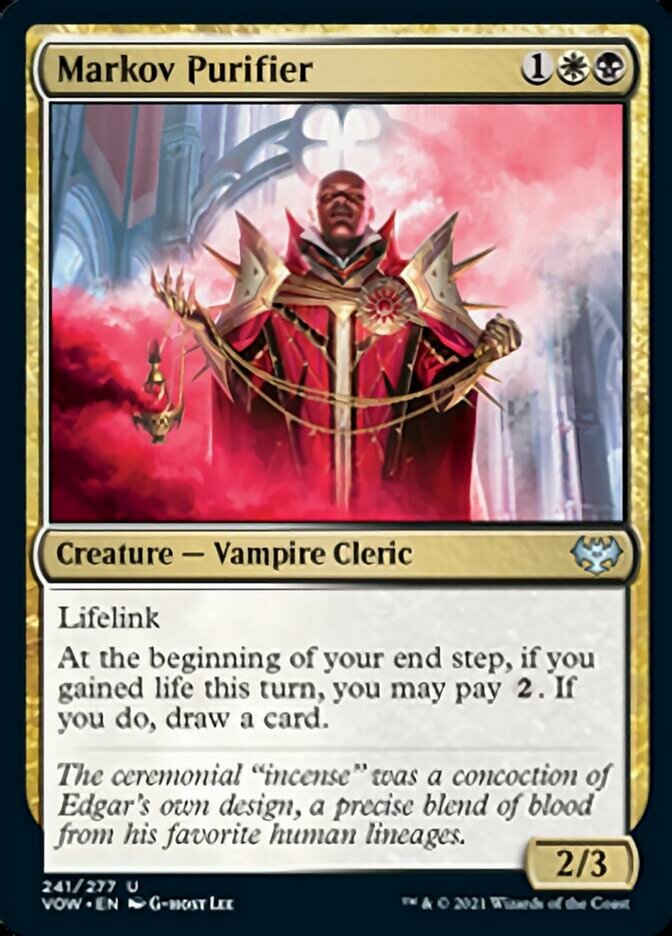 {C} Markov Purifier [Innistrad: Crimson Vow][VOW 241]