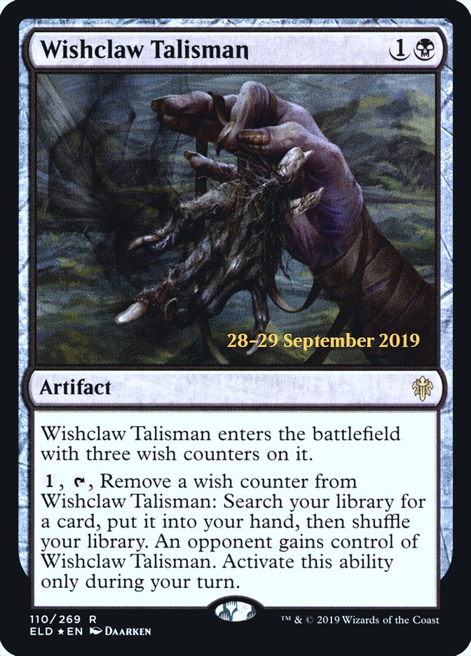 {R} Wishclaw Talisman [Throne of Eldraine Prerelease Promos][PR ELD 110]