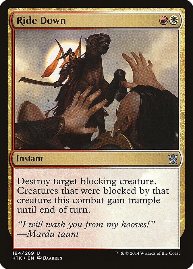 {C} Ride Down [Khans of Tarkir][KTK 194]