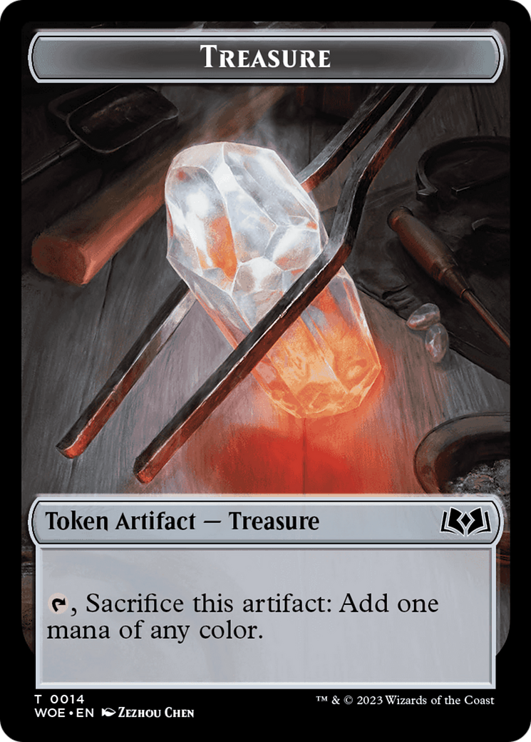 {T} Treasure Token [Wilds of Eldraine Tokens][TWOE 014]