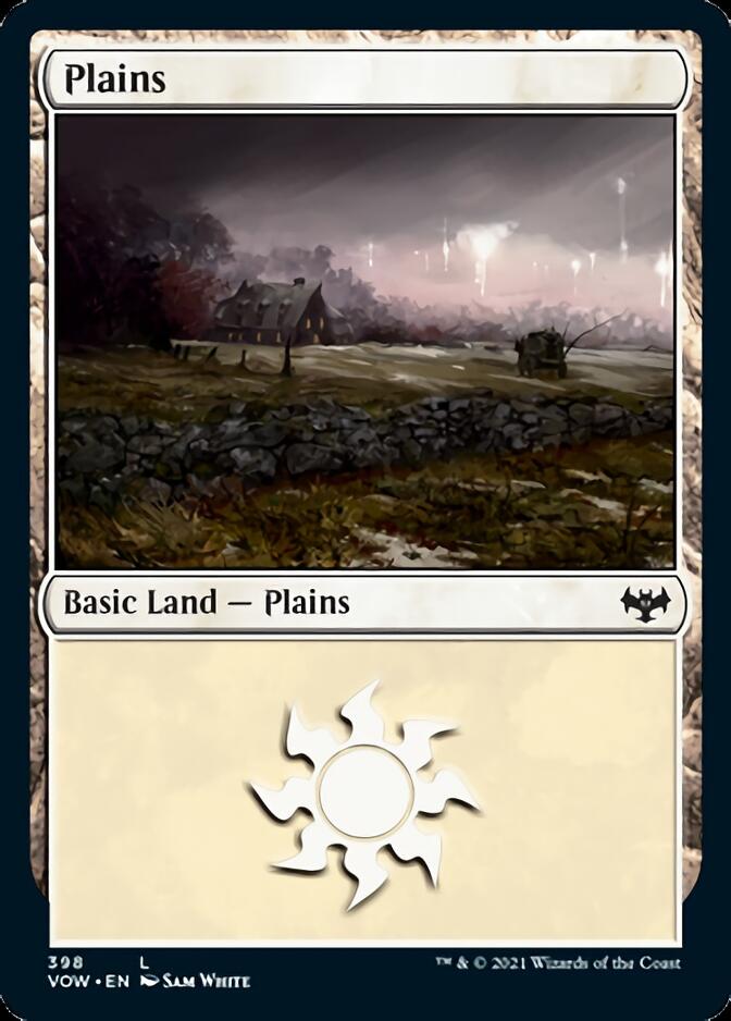 {B}[VOW 398] Plains (398) [Innistrad: Crimson Vow]