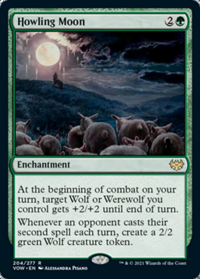 {R} Howling Moon [Innistrad: Crimson Vow][VOW 204]