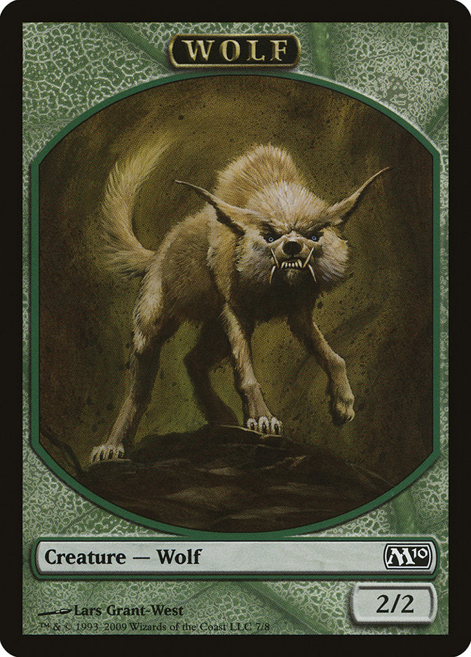 {T} Wolf Token [Magic 2010 Tokens][TM10 007]