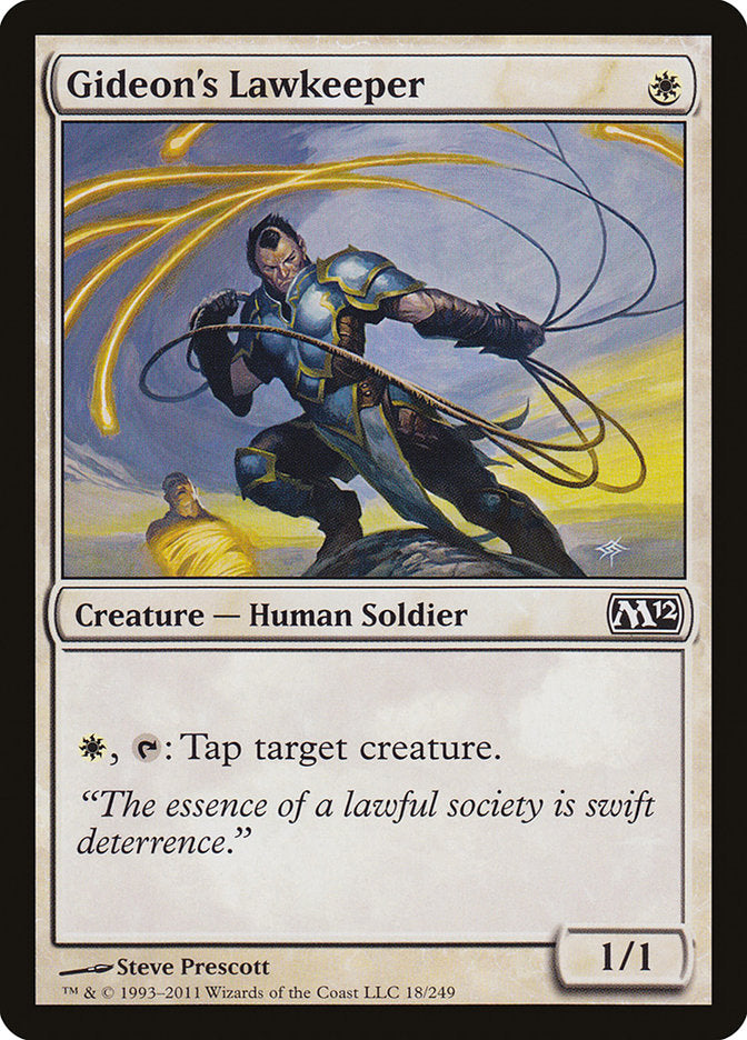 {C} Gideon's Lawkeeper [Magic 2012][M12 018]