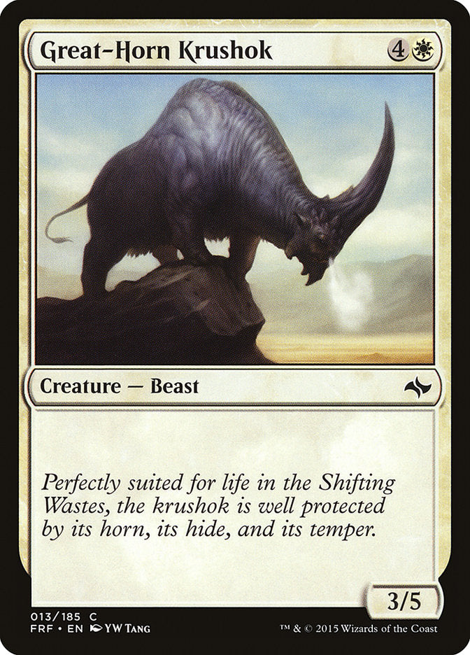 {C} Great-Horn Krushok [Fate Reforged][FRF 013]