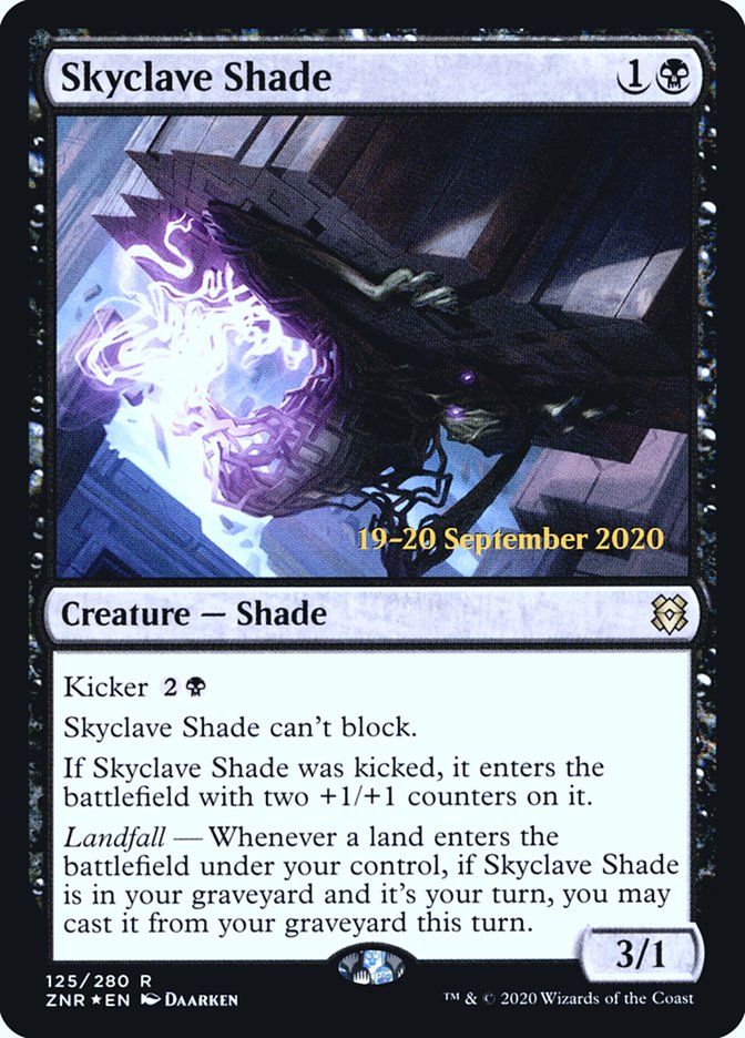 {R} Skyclave Shade [Zendikar Rising Prerelease Promos][PR ZNR 125]