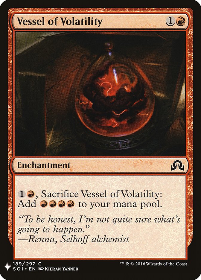 {C} Vessel of Volatility [Mystery Booster][MB1 SOI 189]