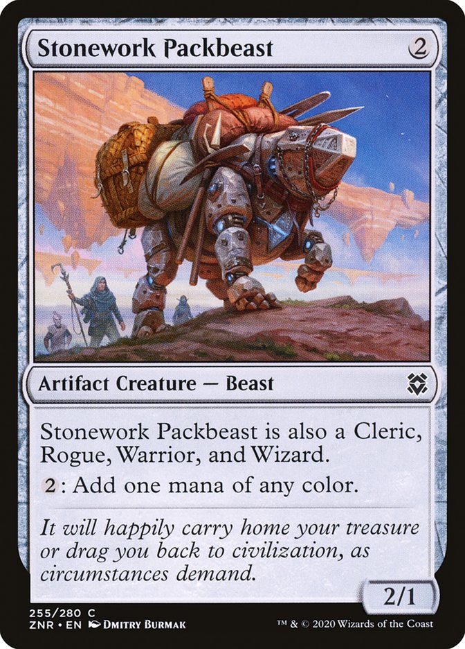 {C} Stonework Packbeast [Zendikar Rising][ZNR 255]