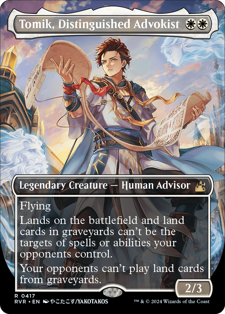 {R} Tomik, Distinguished Advokist (Anime Borderless) [Ravnica Remastered][RVR 417]