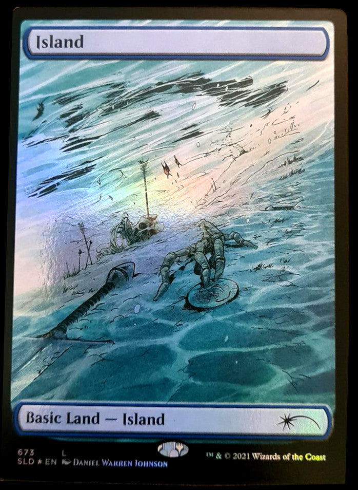 {B}[SLD 673] Island (673) [Secret Lair Drop Promos]