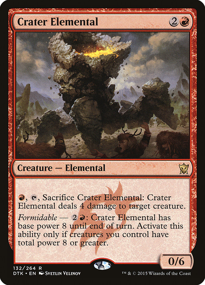 {R} Crater Elemental [Dragons of Tarkir][DTK 132]