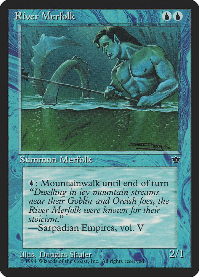 {R} River Merfolk [Fallen Empires][FEM 024]