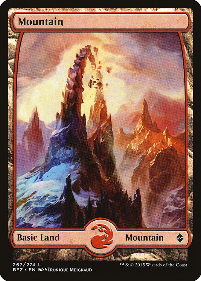 {B}[BFZ 267] Mountain (267) [Battle for Zendikar]