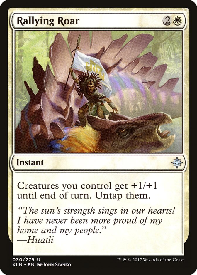 {C} Rallying Roar [Ixalan][XLN 030]