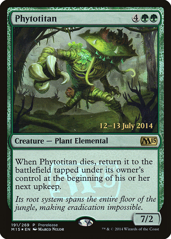 {R} Phytotitan [Magic 2015 Prerelease Promos][PR M15 191]