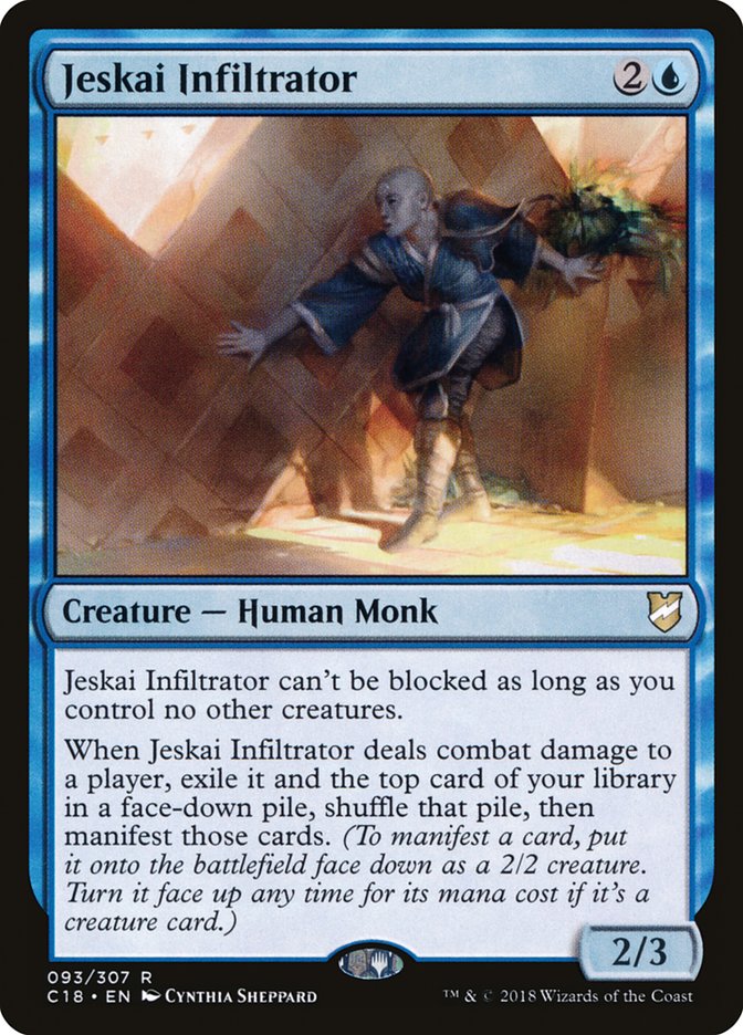 {R} Jeskai Infiltrator [Commander 2018][C18 093]