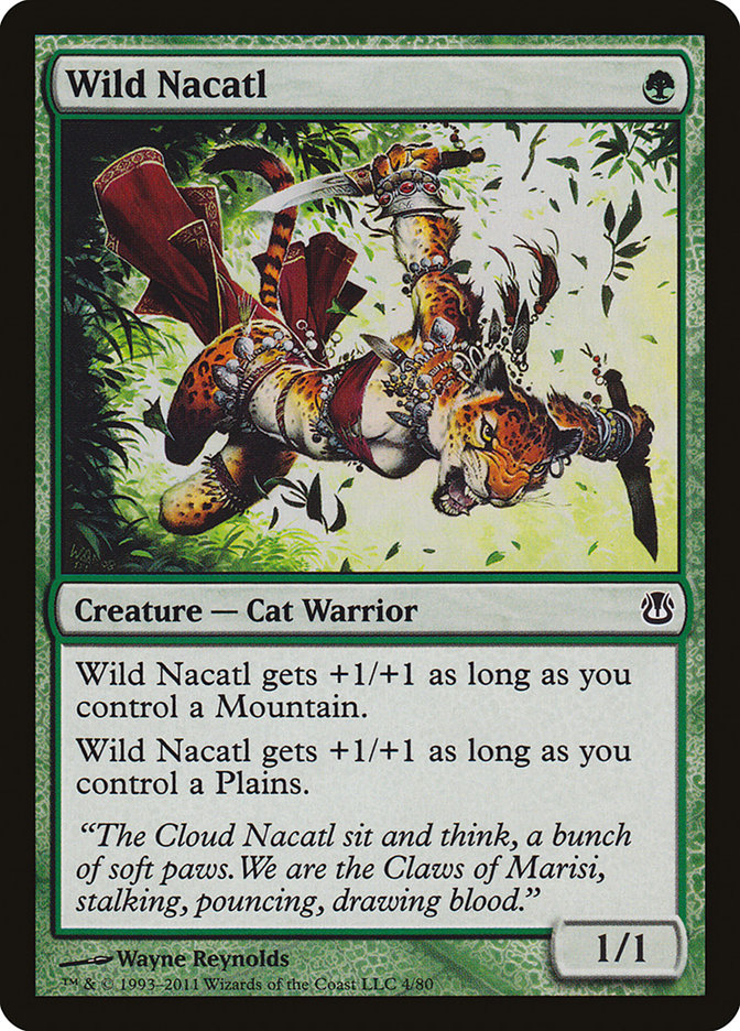 {C} Wild Nacatl [Duel Decks: Ajani vs. Nicol Bolas][DDH 004]