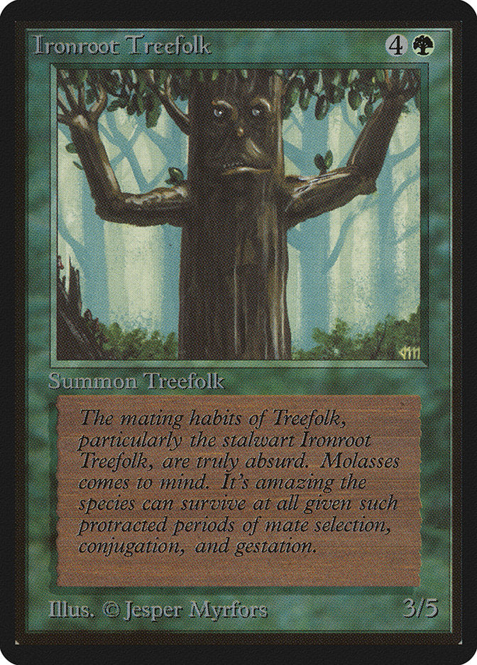 {C} Ironroot Treefolk [Beta Edition][LEB 204]