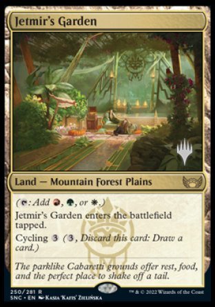 {R} Jetmir's Garden (Promo Pack) [Streets of New Capenna Promos][PP SNC 250]