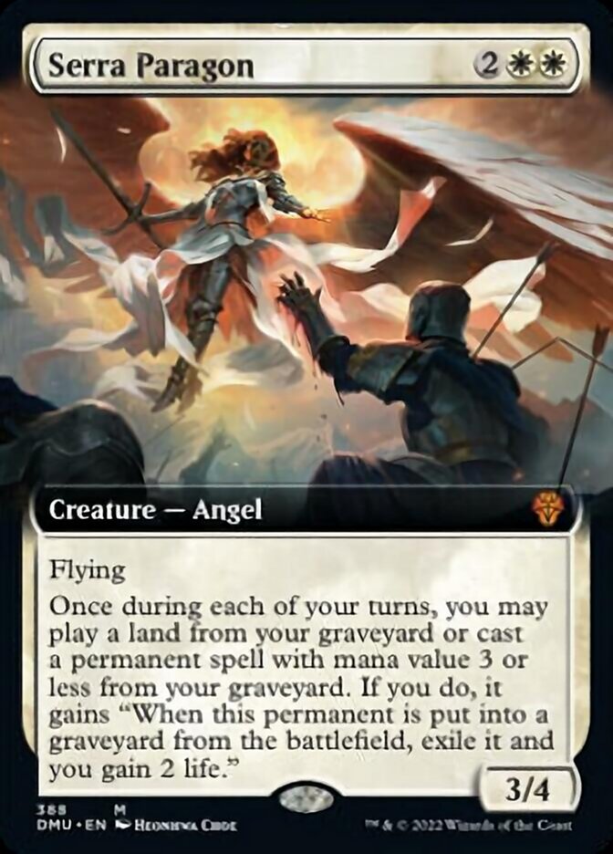 {@R} Serra Paragon (Extended Art) [Dominaria United][DMU 388]