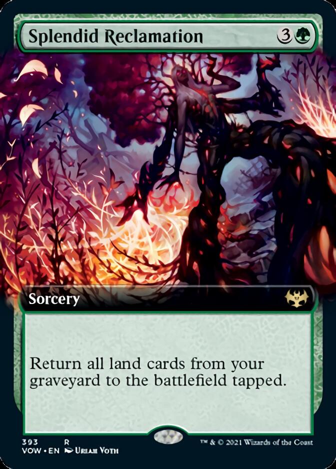 {R} Splendid Reclamation (Extended Art) [Innistrad: Crimson Vow][VOW 393]