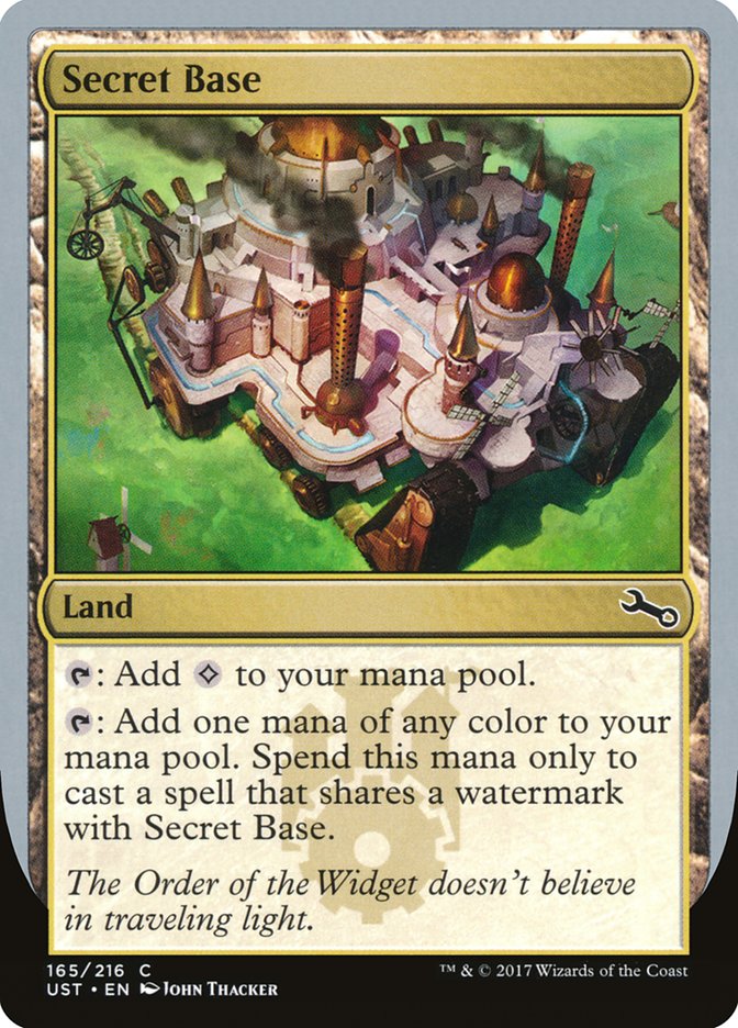 {C} Secret Base (Artist: John Thacker) [Unstable][UST 165A]