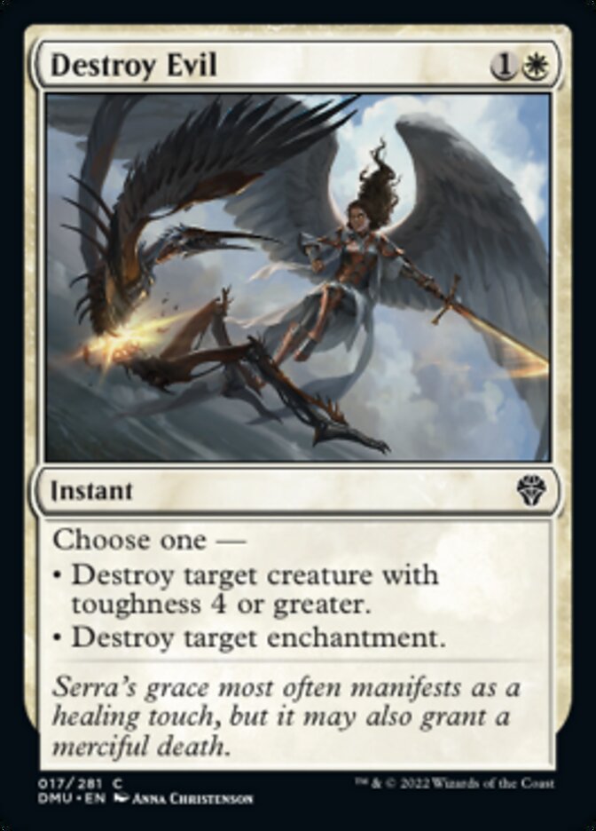 {@C} Destroy Evil [Dominaria United][DMU 017]