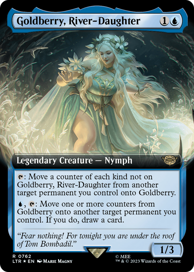 {R} Goldberry, River-Daughter (Extended Art) (Surge Foil) [The Lord of the Rings: Tales of Middle-Earth][LTR 762]
