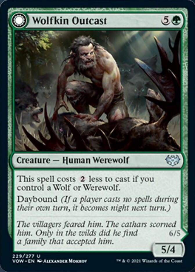 {C} Wolfkin Outcast // Wedding Crasher [Innistrad: Crimson Vow][VOW 229]