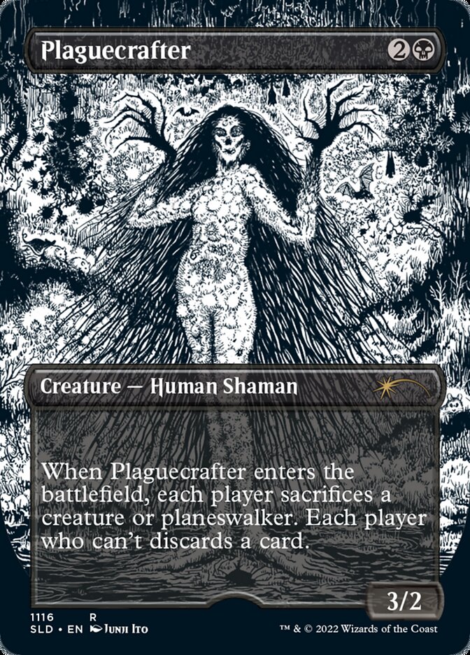 {R} Plaguecrafter (Borderless Etched Foil) [Secret Lair Drop Series][SLD 1116]