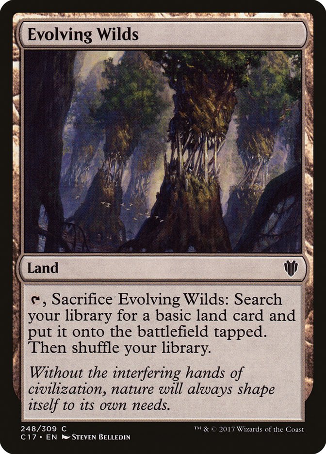 {C} Evolving Wilds [Commander 2017][C17 248]