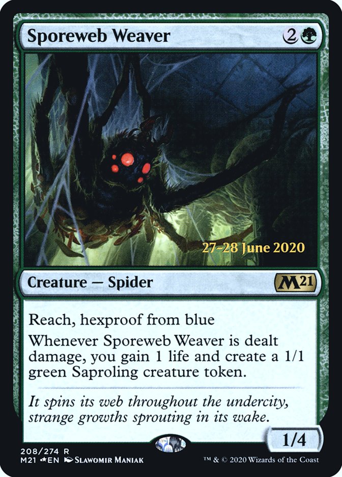 {R} Sporeweb Weaver [Core Set 2021 Prerelease Promos][PR M21 208]