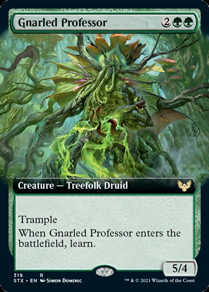 {R} Gnarled Professor (Extended Art) [Strixhaven: School of Mages][STX 319]