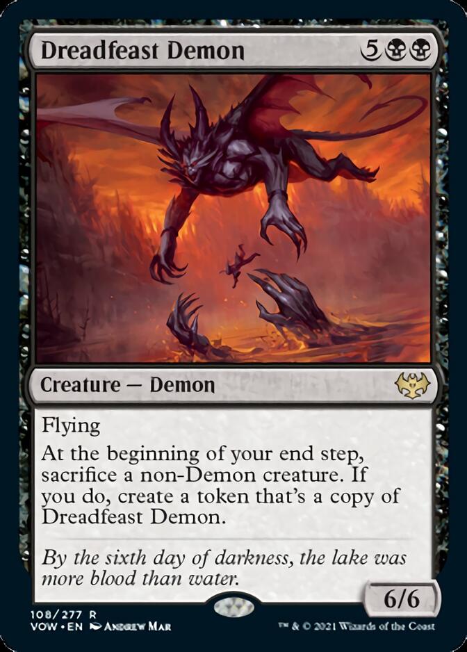 {R} Dreadfeast Demon [Innistrad: Crimson Vow][VOW 108]