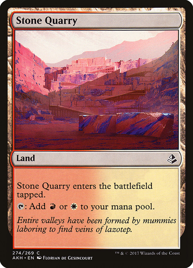 {C} Stone Quarry [Amonkhet][AKH 274]