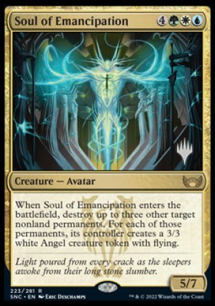 {R} Soul of Emancipation (Promo Pack) [Streets of New Capenna Promos][PP SNC 223]