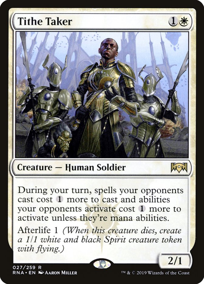 {R} Tithe Taker [Ravnica Allegiance][RNA 027]