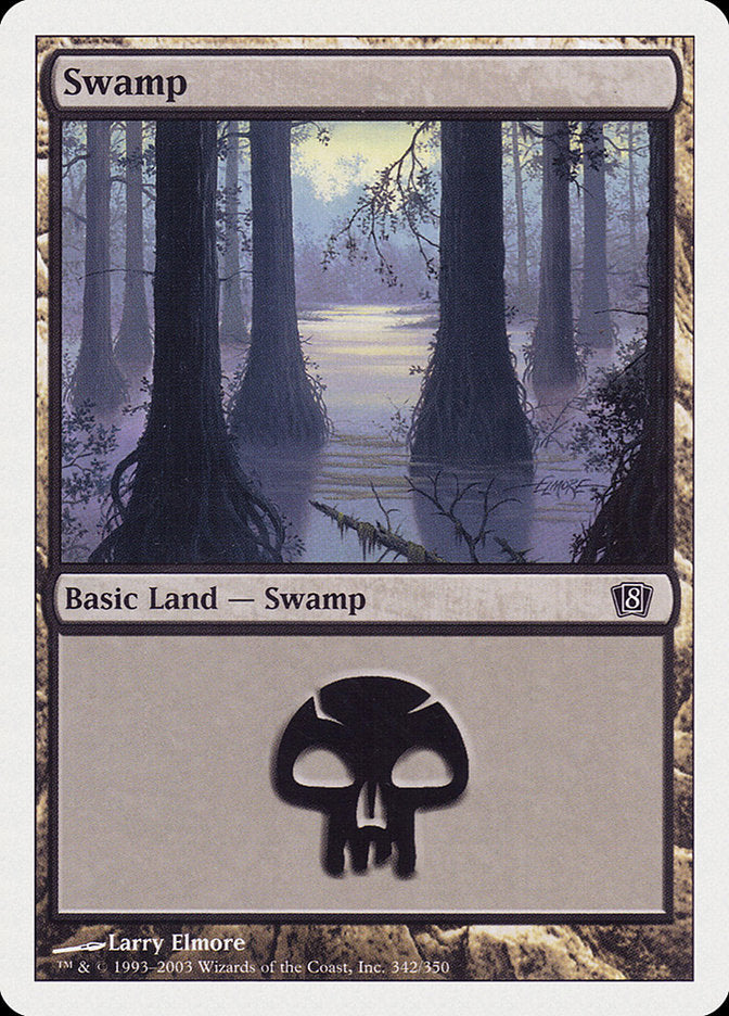 {B}[8ED 342] Swamp (342) [Eighth Edition]