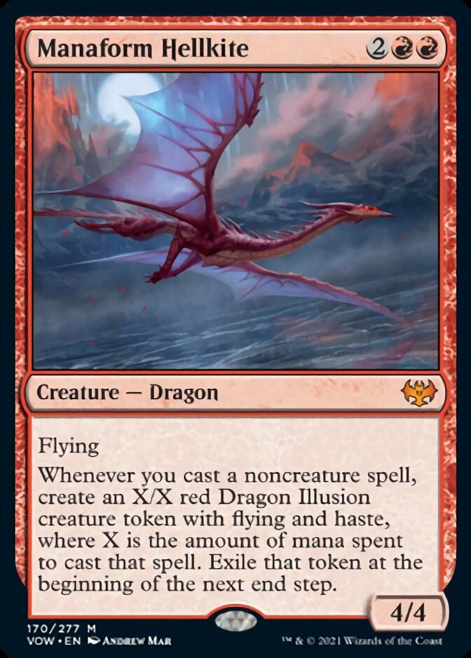 {R} Manaform Hellkite [Innistrad: Crimson Vow][VOW 170]