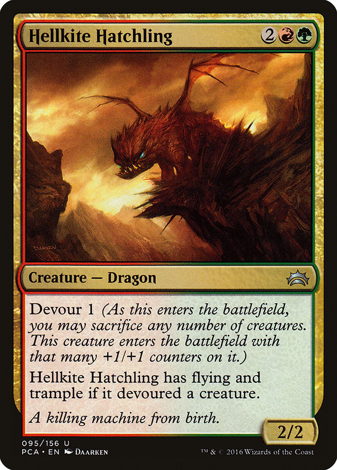 {C} Hellkite Hatchling [Planechase Anthology][PCA 095]