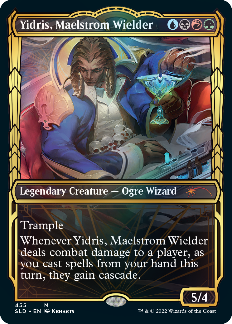 {R} Yidris, Maelstrom Wielder (Showcase Gilded Foil) [Secret Lair Drop Series][SLD 455]