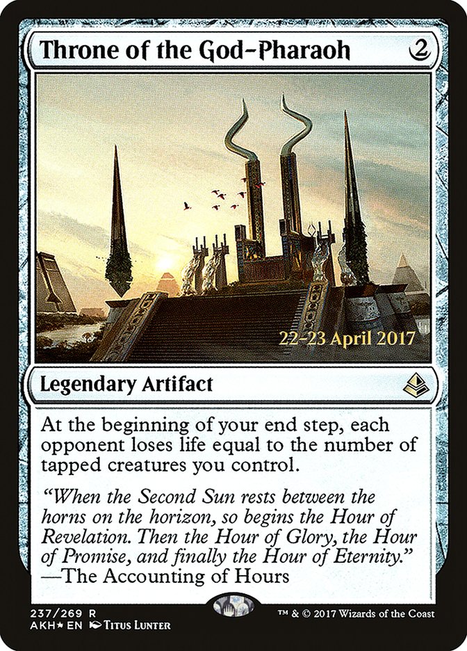 {R} Throne of the God-Pharaoh [Amonkhet Prerelease Promos][PR AKH 237]