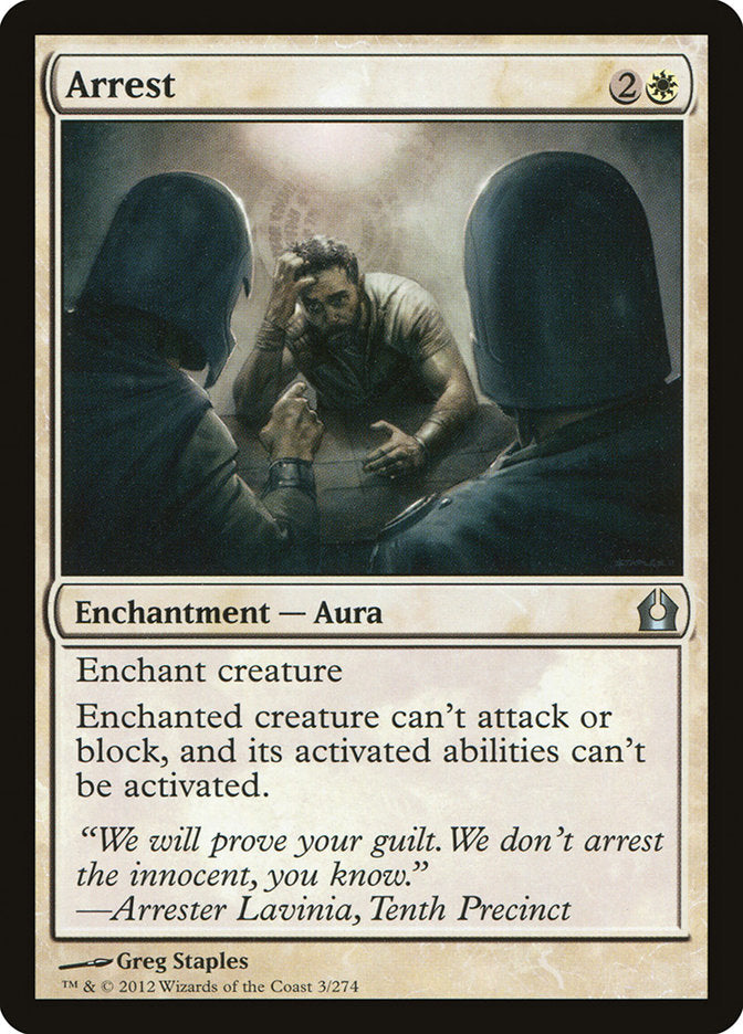 {C} Arrest [Return to Ravnica][RTR 003]